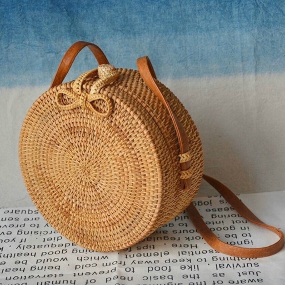 [NWOT] Rattan Woven Crossbody